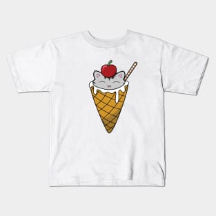 Cat Ice cream Kids T-Shirt